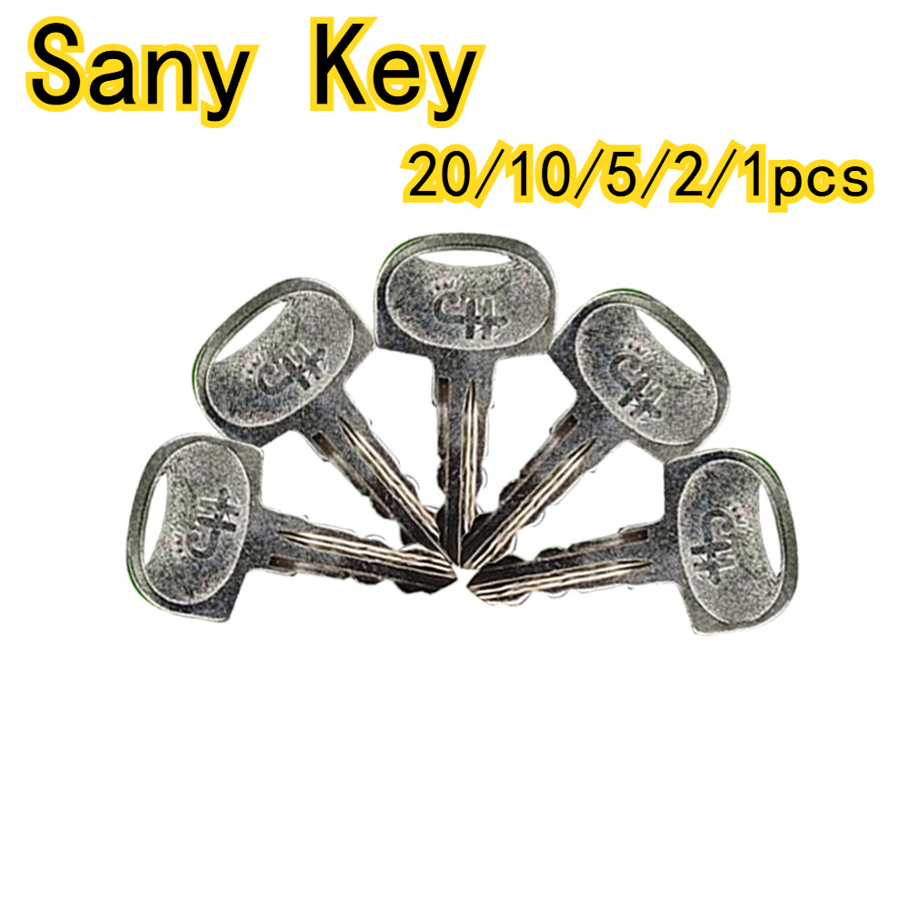 Heavy Equipment Keys Master Set - 20/10/5/2/1pcs Sany 601 60266568 Ignition Key