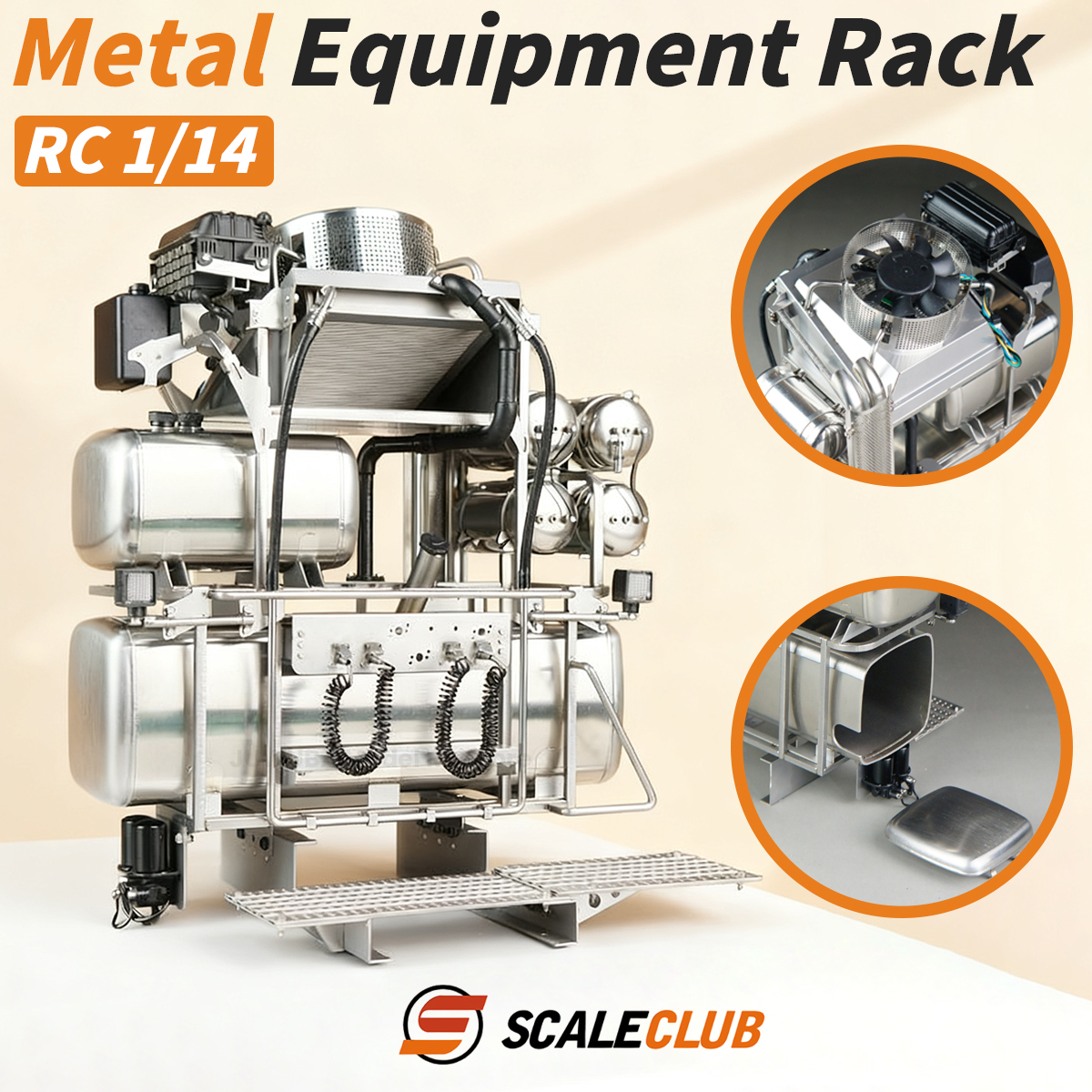 SCALECLUB Metal Equipment Rack - Heavy Equipment Hauler のレビューと価格
