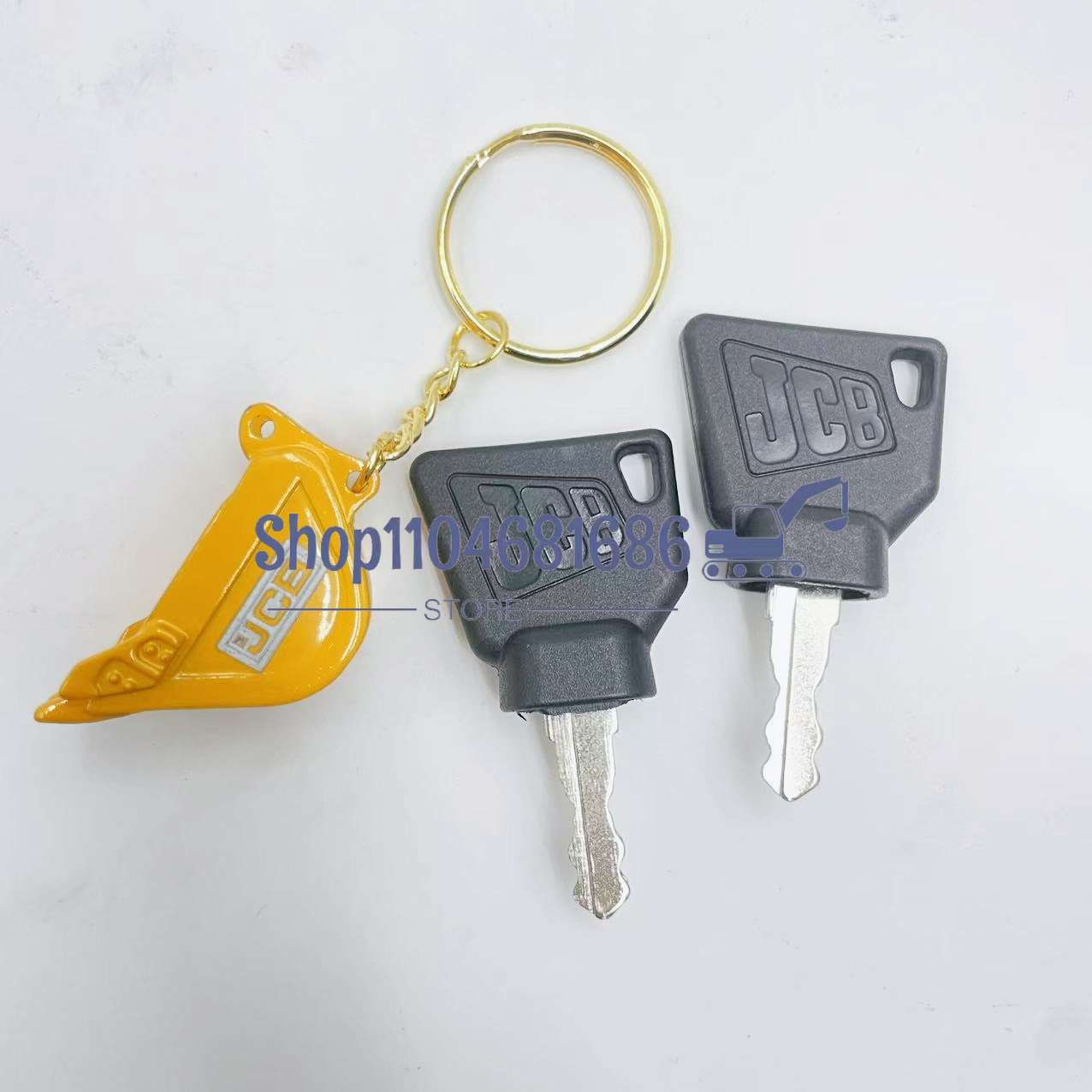 2Pcs Black JCB 3CX Parts Digge - Heavy Equipment Keys Master Set のレビューと価格