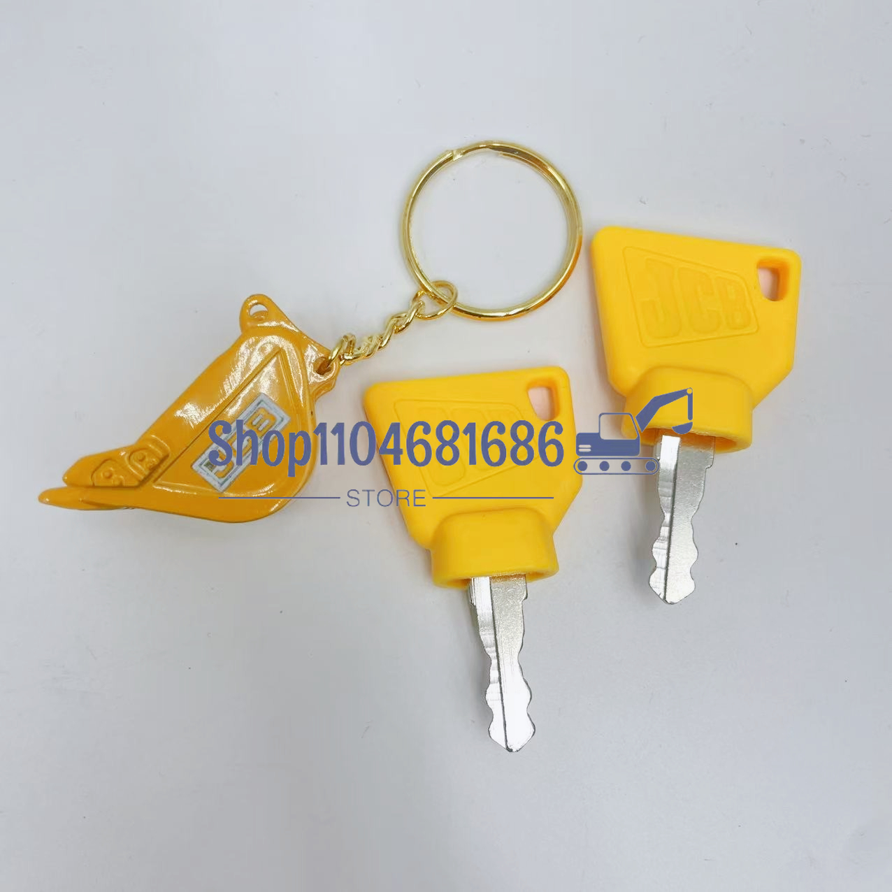 2Pcs Black JCB 3CX Parts Digge - Heavy Equipment Keys Master Set のレビューと価格