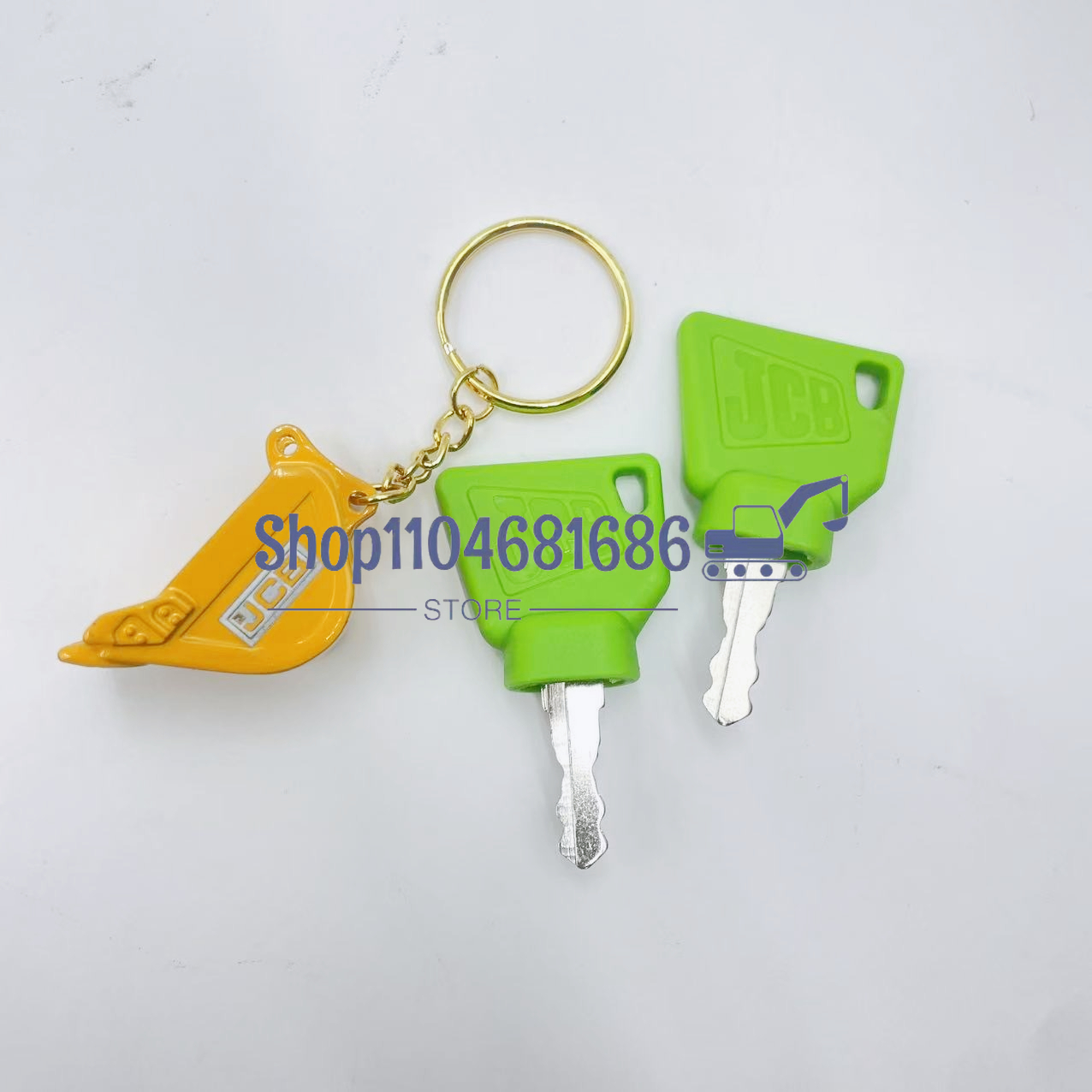 2Pcs Black JCB 3CX Parts Digge - Heavy Equipment Keys Master Set のレビューと価格