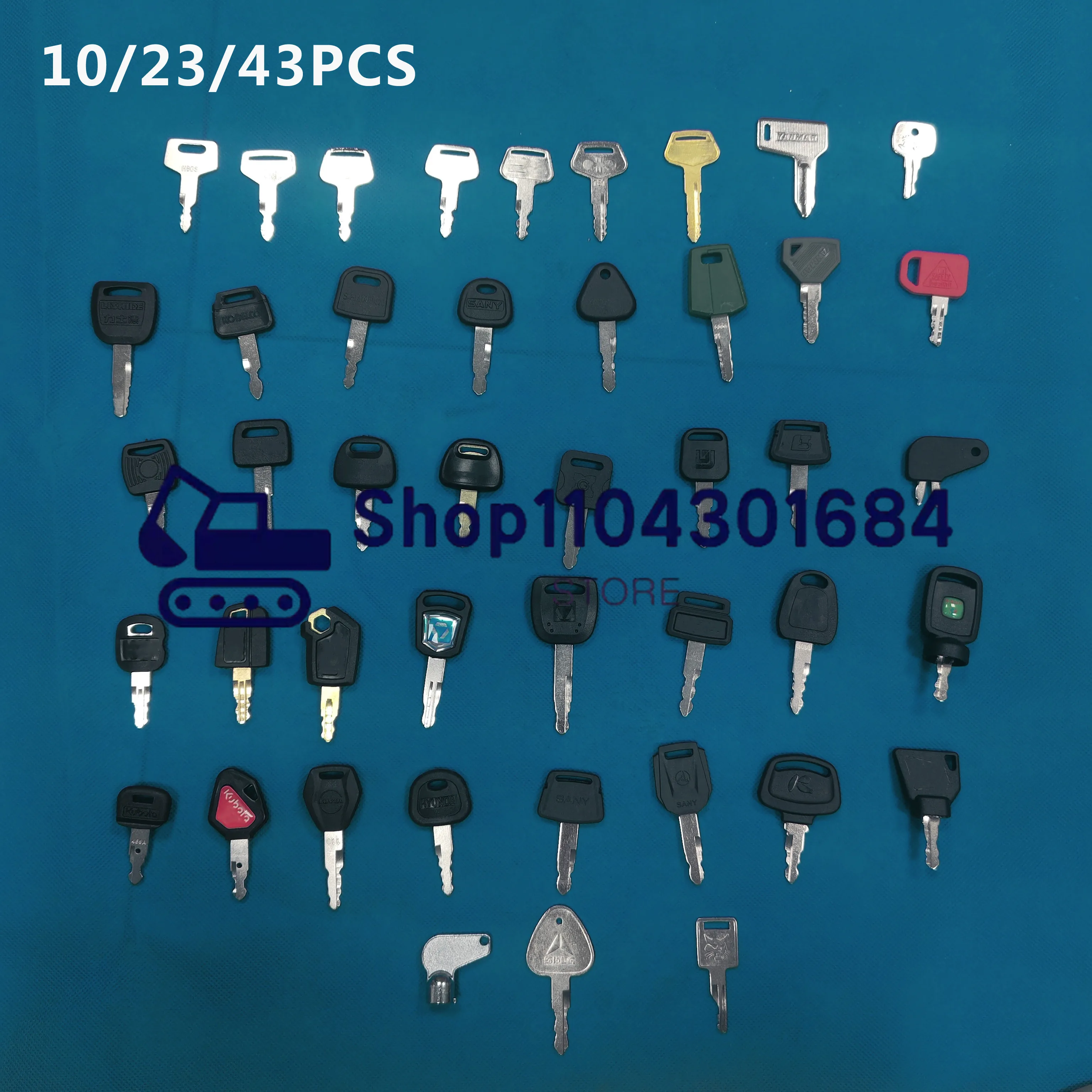 10/23/43PCS KEY SET Master Key - Heavy Equipment Keys Master Set のレビューと価格