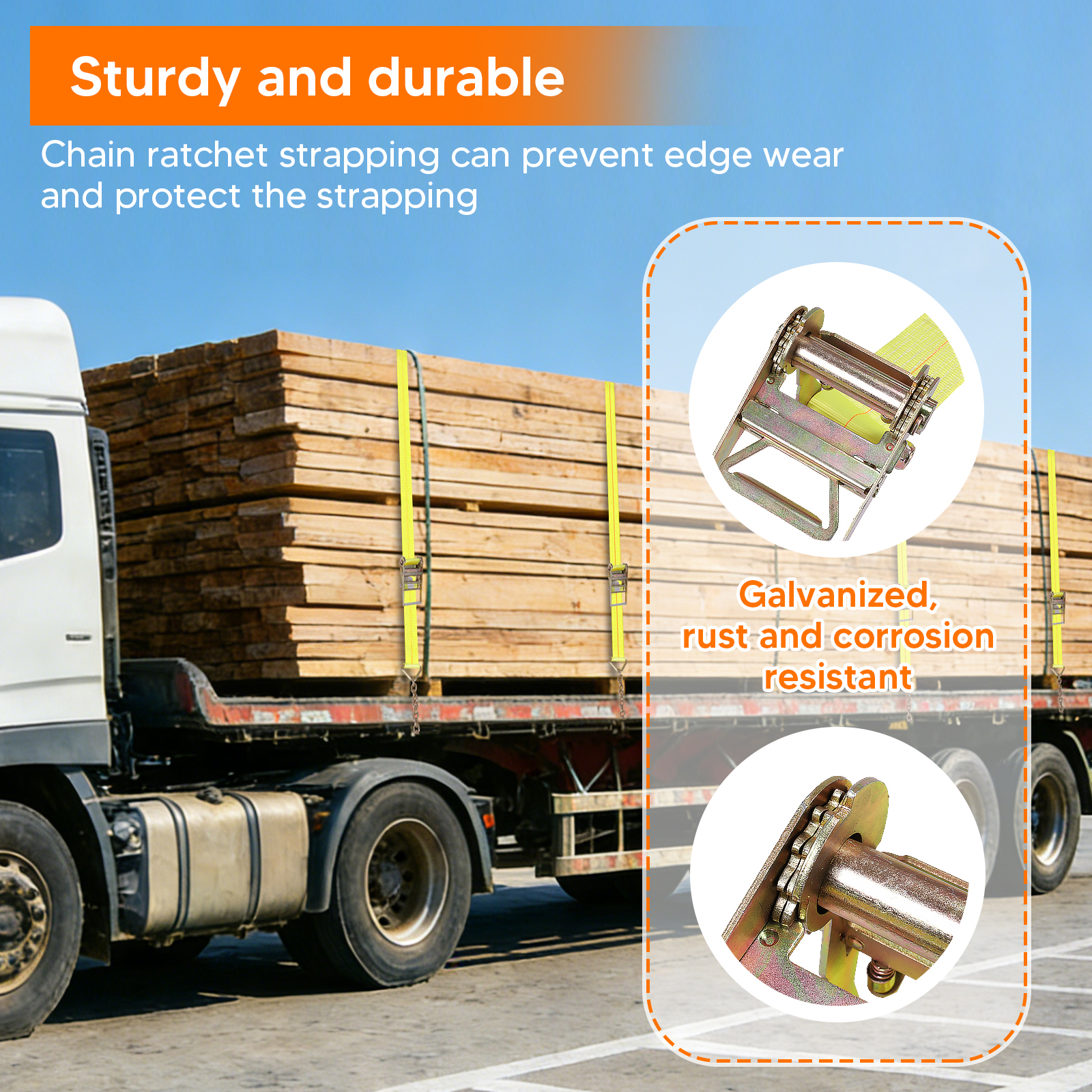 4Pcs Heavy Equipment Tie-Downs - Heavy Equipment Tires のレビューと価格