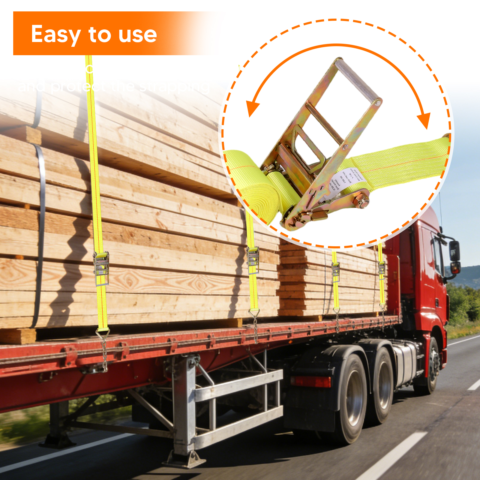 4Pcs Heavy Equipment Tie-Downs - Heavy Equipment Tires のレビューと価格