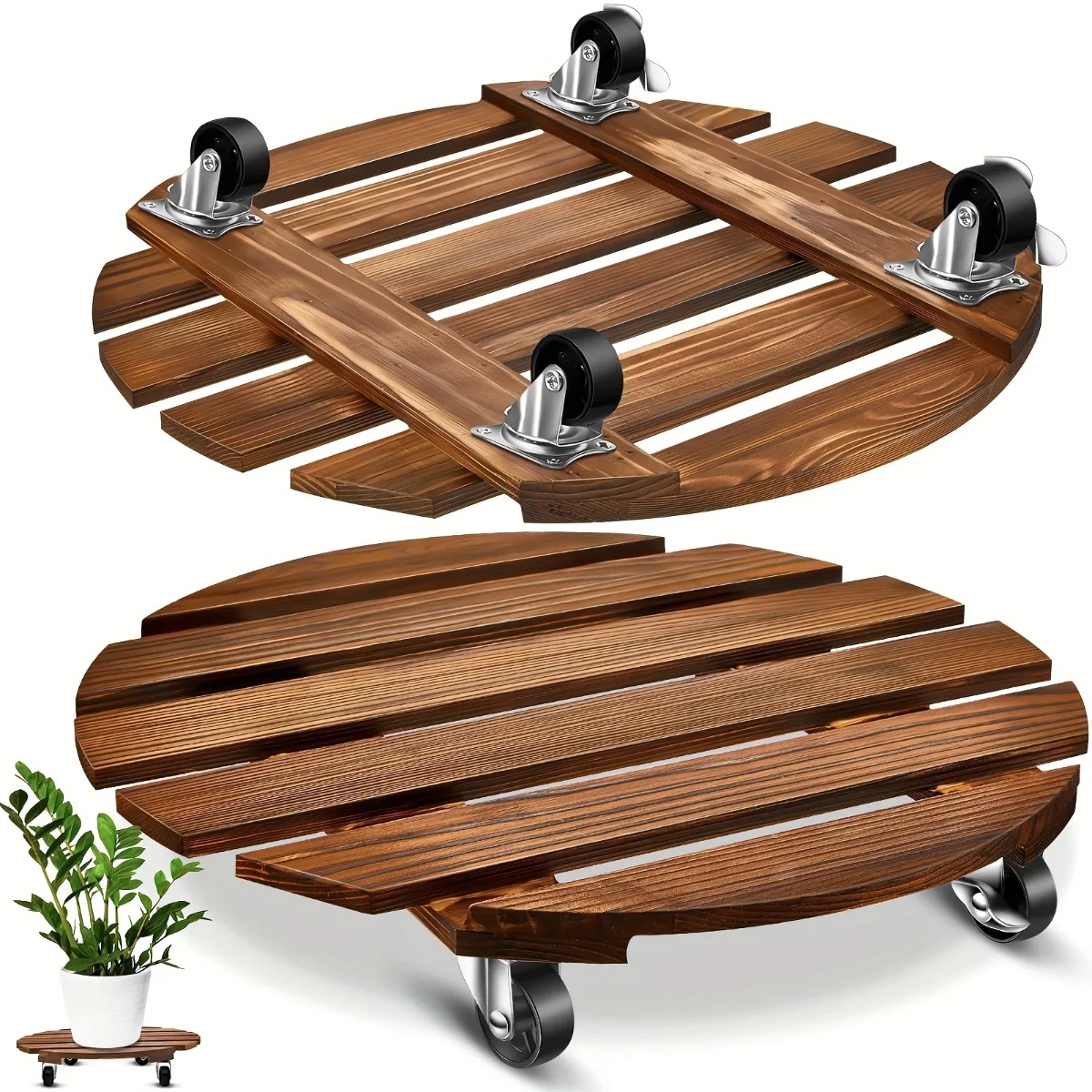 Heavy Duty Plant Caddy with Wh - Heavy Equipment Tires のレビューと価格