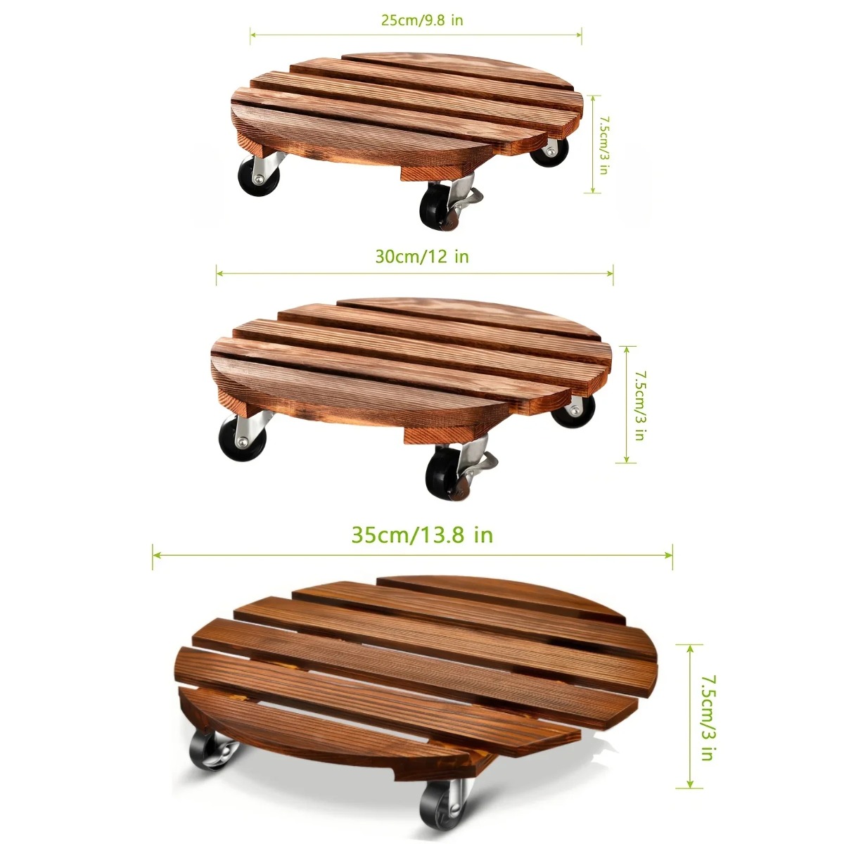 Heavy Duty Plant Caddy with Wh - Heavy Equipment Tires のレビューと価格
