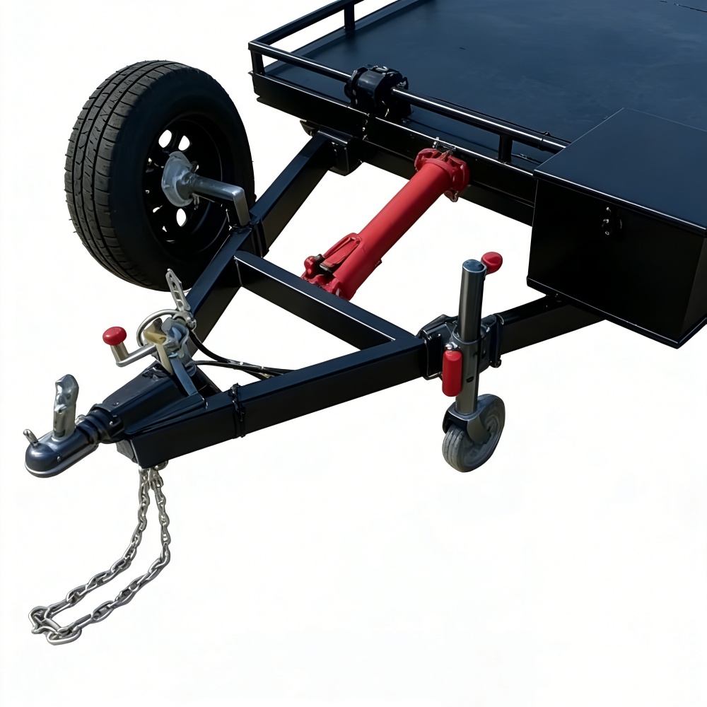 Heavy-Duty Double Axle Steel C - Heavy Equipment Hauler のレビューと価格