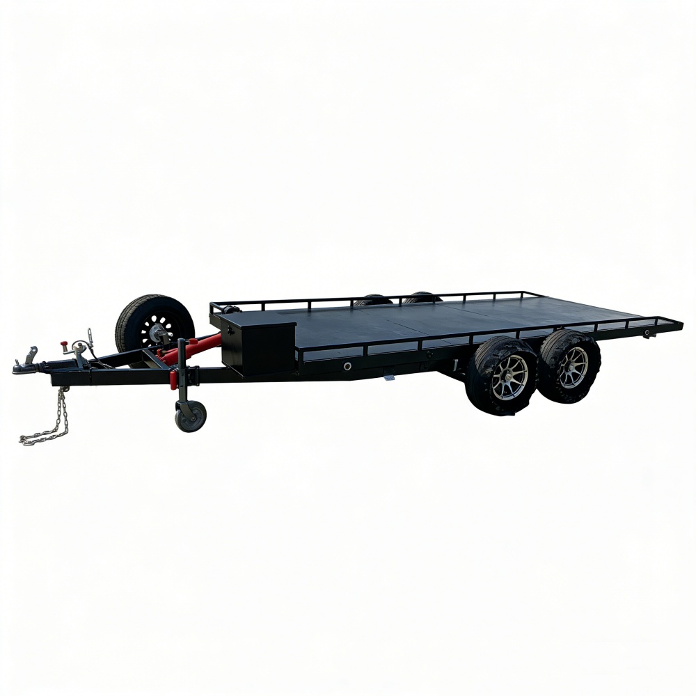 Heavy-Duty Double Axle Steel C - Heavy Equipment Hauler のレビューと価格